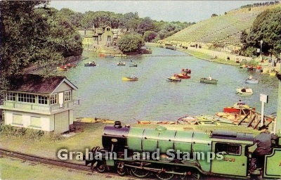 Postcard - Children's Boating and Open Air Theatre, Scarborough