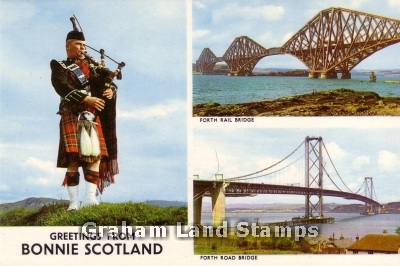 Postcard - Greetings from Bonnie Scotland Multiview