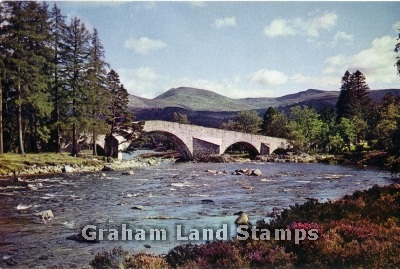 Postcard - Old Bridge of Dee, Invercauld, Aberdeenshire