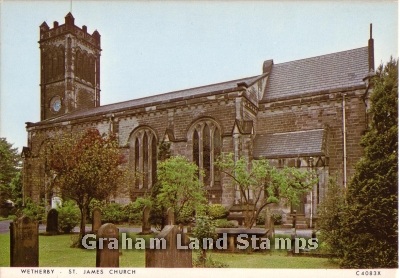 Postcard - St James' Church, Wetherby