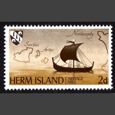 Herm Island 1969 Ship Definitive (2d - single value)
