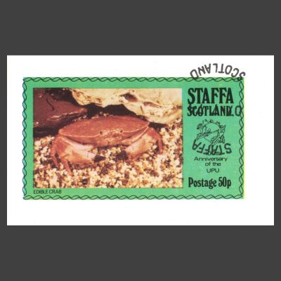 Staffa 1974 Crab / UPU Sheetlet (50p, CTO)