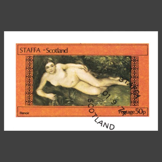 Staffa 1974 Renoir Sheetlet (50p, CTO)