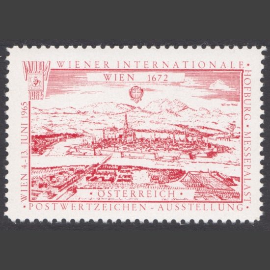 Austria 1965 WIPA Stamp Exhibition Label
