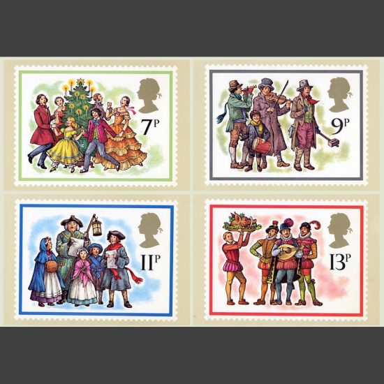 Postcards - Royal Mail PHQ 32 1978 Christmas Set (4v)