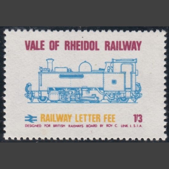 Vale of Rheidol Railway 1970 1s3d Definitive (U/M)