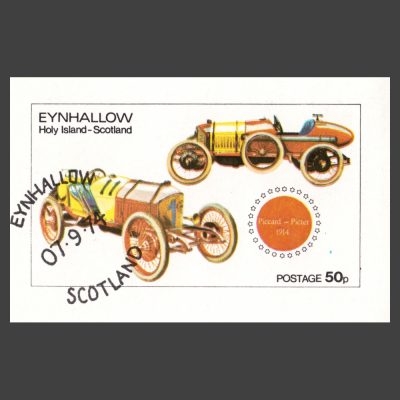 Eynhallow / Holy Island 1974 Cars Sheetlet (50p)