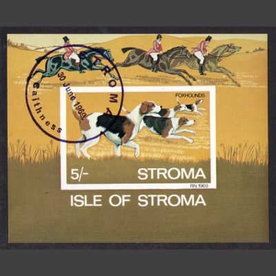 Stroma 1969 Foxhounds Sheetlet (5s, CTO)