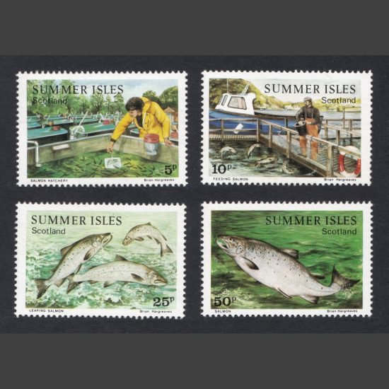 Summer Isles 1984 Salmon (4v, 5p to 50p, U/M)