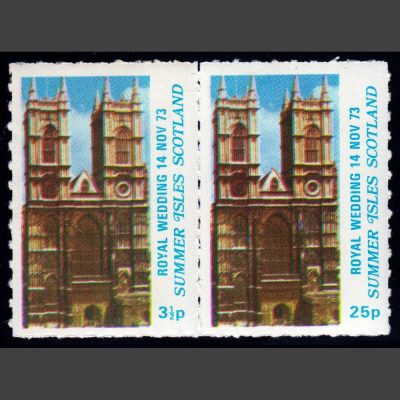 Summer Isles 1973 Royal Wedding (2v, 3½p and 25p, U/M)