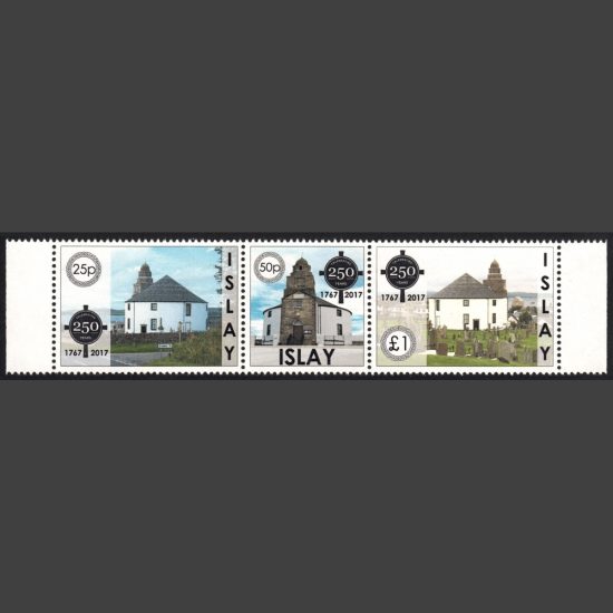 Islay 2017 250 Years of the Round Church (3v, 25p to £1, U/M)