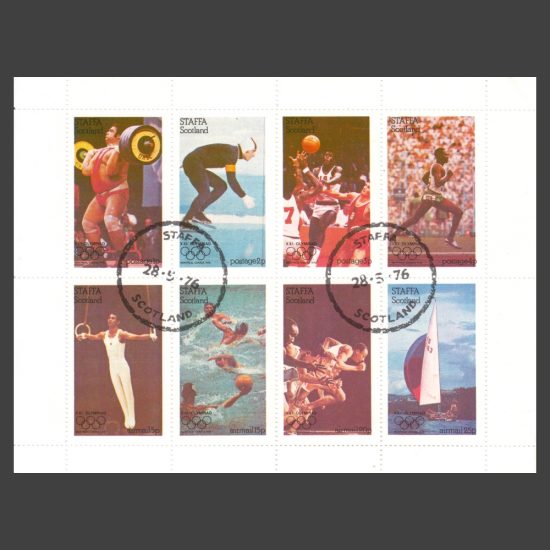 Staffa 1976 Montreal Olympics (8v, 1p to 25p, CTO)