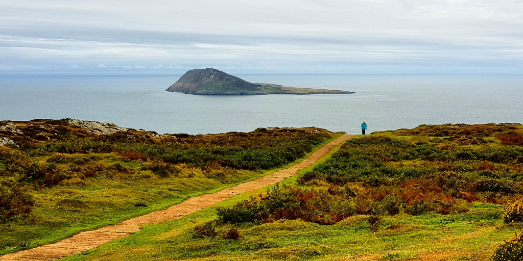 Bardsey from Mynydd Mawr. Photograph by Graham Soult
