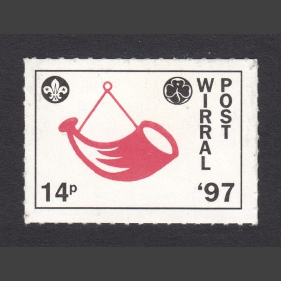 Wirral Scout & Guide Post 1997 14p Stamp (U/M)