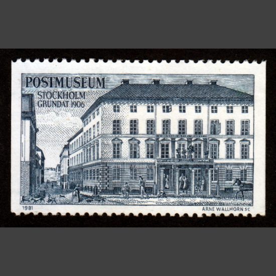 Sweden 1981 Stockholm Postmuseum Poster Stamp (U/M)