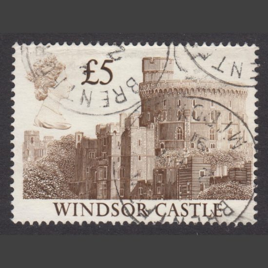 Great Britain 1988 £5 Windsor Castle (SG 1413, F/U)