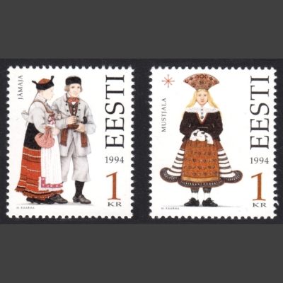 Estonia 1994 Costumes (1st Series) (SG 243-244, U/M)