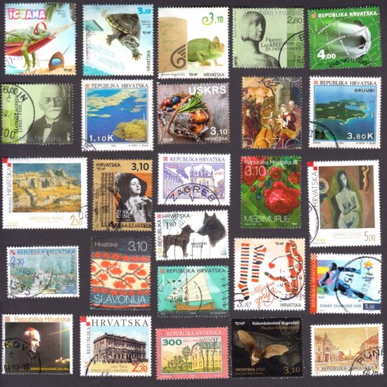 Croatia - Collection of 25 Different Used Stamps