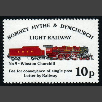 Romney, Hythe & Dymchurch Light Railway 1977 10p No. 9 Winston Churchill Definitive (U/M)