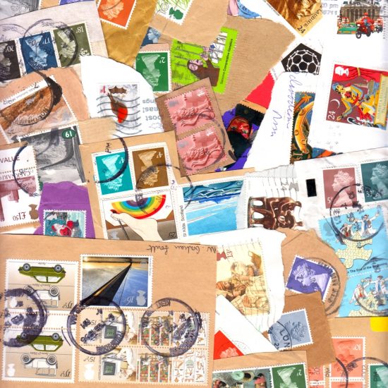 50g Great Britain Kiloware - On-Paper Mix of 150+ Stamps