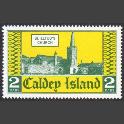 Caldey Island 1976 St Illtud's Church (2 Dabs, U/M)