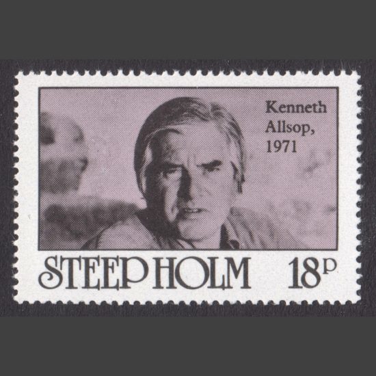 Steep Holm 1980 Kenneth Allsop (18p - single value, U/M)