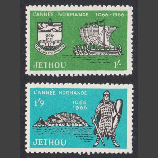 Jethou 1966 Norman Year Part Set (2v, 1s and 1s9d, U/M)