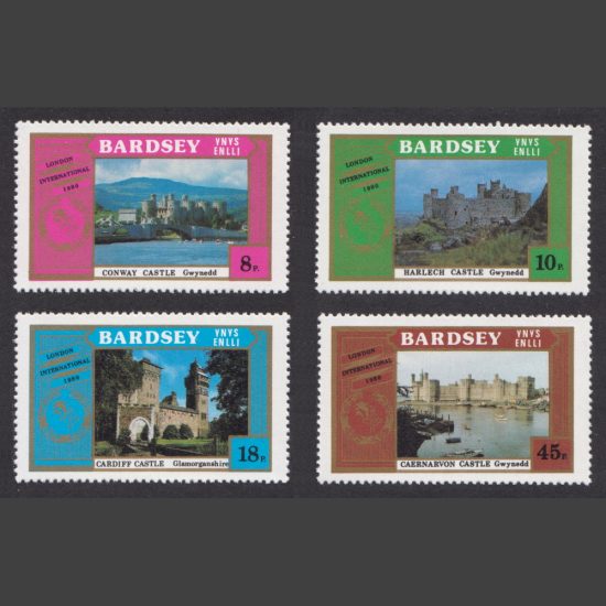 Bardsey 1980 Castles / London 1980 Set (4v, 8p to 45p, U/M)