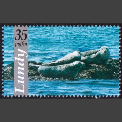 Lundy 2010 Lundy Wildlife - Grey Seals (35p - single value, U/M)