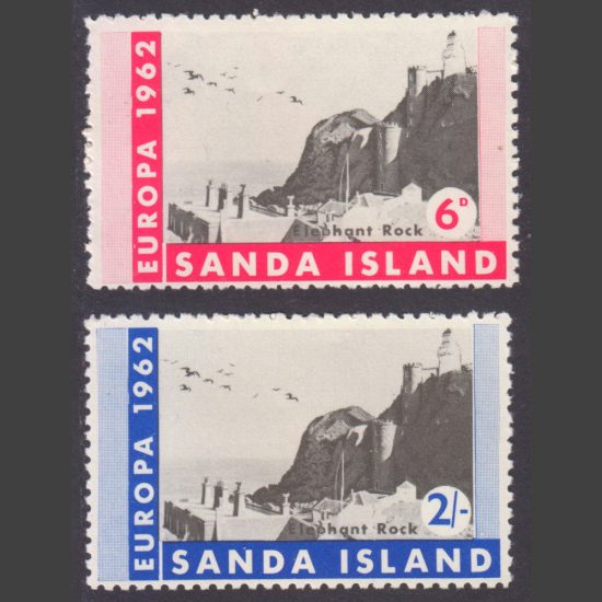 Sanda Island 1962 Europa Perforate (2v, 6d and 2s, U/M)