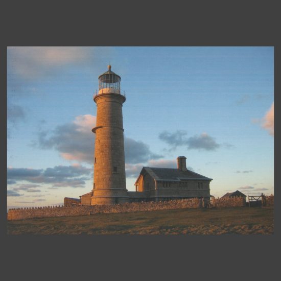 Postcard - The Old Light, Evening, Lundy Island, c.1980s