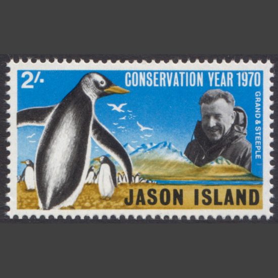 Jason Island 1970 Conservation Year 2s Stamp (U/M)