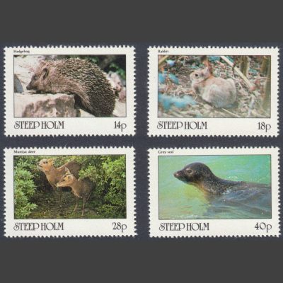 Steep Holm 1981 Mammals (4v, 14p to 40p, U/M)