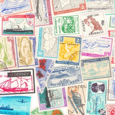 Smaller Channel Islands 25 Different Stamps - Alderney, Sark, Herm, Brecqhou (Mounted Mint & CTO)