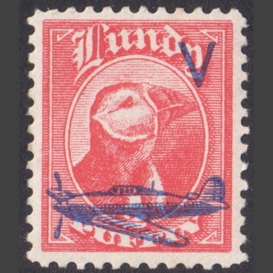 Lundy 1942 ½p Victory Issue Overprint - Bluish Violet (U/M)