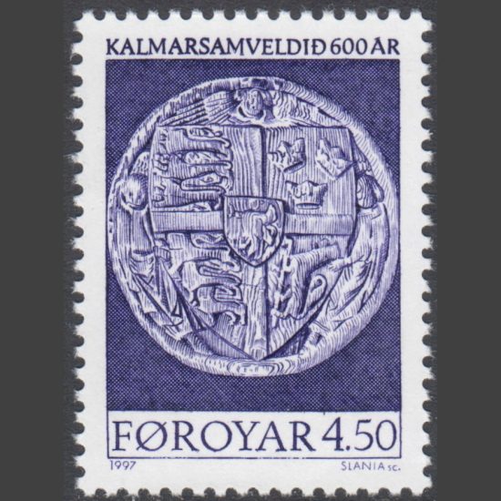 Faroe Islands 1997 600th Anniversary of Kalmar Union (SG 327, U/M)