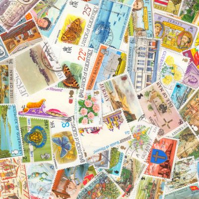 Guernsey, Jersey & Isle of Man - 50 Different Stamps