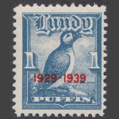 Lundy 1939 1p 10th Anniversary of Lundy Post (M/M)