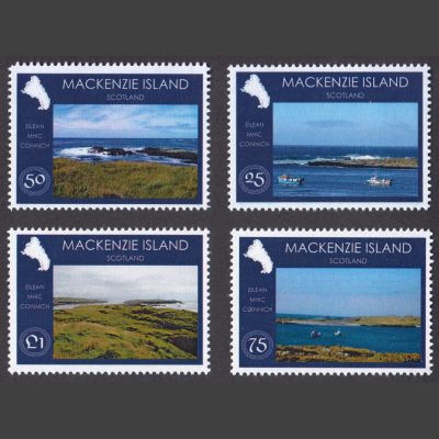 Mackenzie Island 2022 Island Scenes (4v, 25p to £1, U/M)