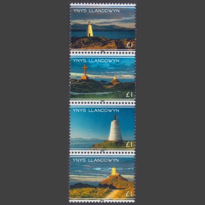 Llanddwyn Island 2016 Landscapes & Lighthouses (£1 x4, U/M)
