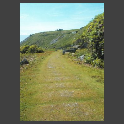 Postcard - Quarry Path, Lundy Island, 2004
