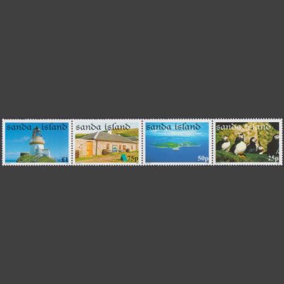 Sanda 2004 Island Scenes Definitives (4v, 25p to £1, U/M)