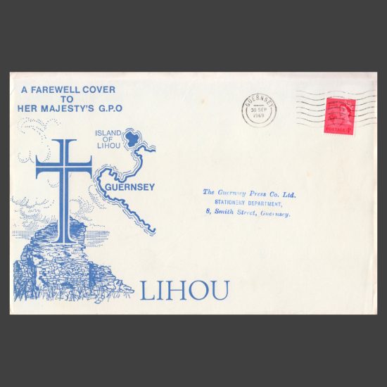 Lihou 1969 "Farewell to her Majesty's GPO" Cover with 1966 Youth Project Issue