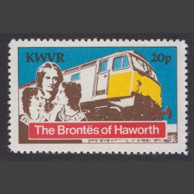Keighley & Worth Valley Railway 1985 Naming of B.R. Class 47 Locomotive No. 47424 "The Brontës of Haworth" (20p, U/M)