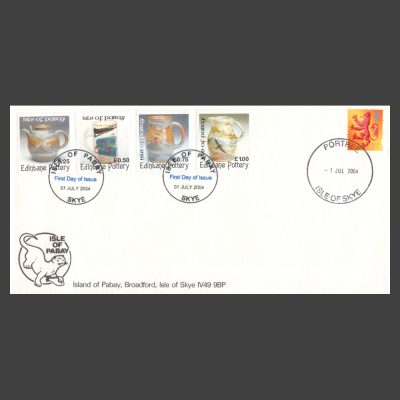 Pabay 2004 Edinbane Pottery First Day Cover (FDC)