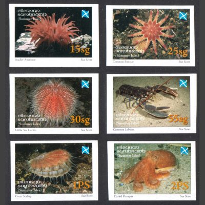 Summer Isles 2006 Creatures of the Sea-Bed - Imperforate (6v, 15sg to 2PS, U/M)