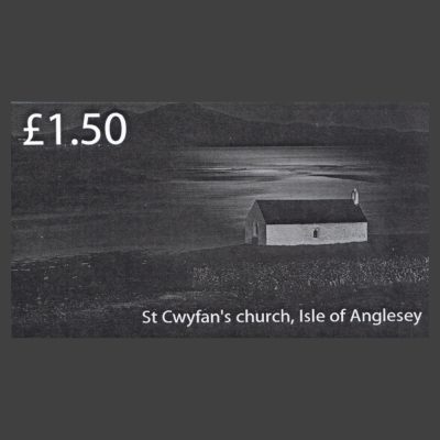 Anglesey 2021 St Cwyfan's Church Imperforate Single Stamp (£1.50, U/M)