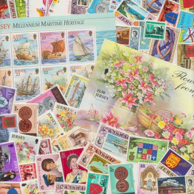 Jersey - 50 Different Unmounted Mint Stamps 1960s to 1990s