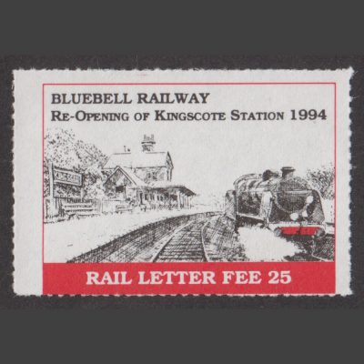 Bluebell Railway 1994 25p Reopening of Kingscote Station (U/M)