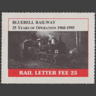 Bluebell Railway 1995 25p 35 Years of Operation (U/M)